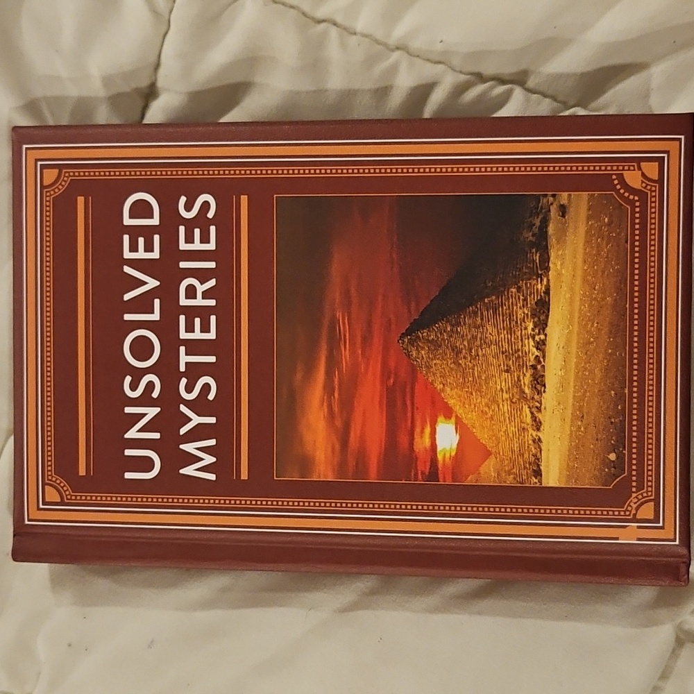 Unsolved Mysteries Hardcover Book- New